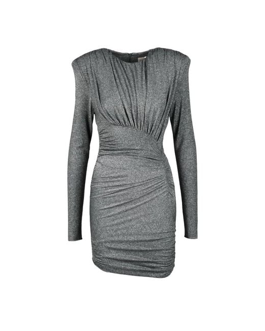 Alexandre Vauthier Kleedjes ,Grijs ,Polyester Damesjurk in het Gray