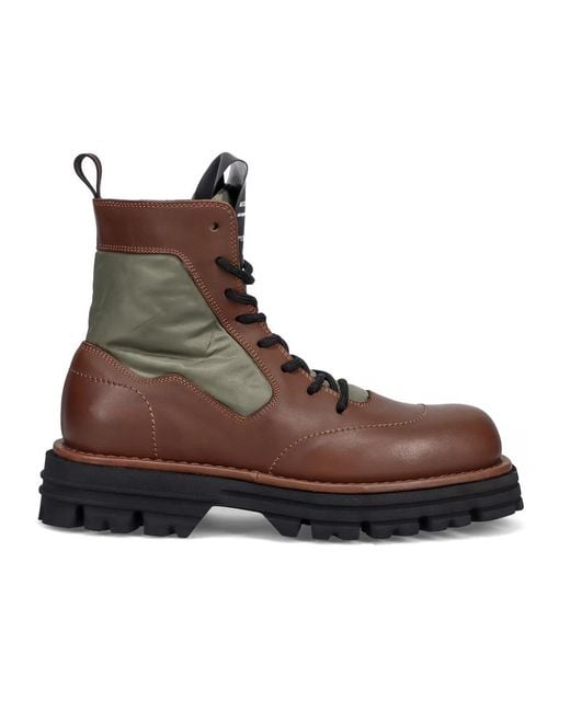 Barracuda Brown Lace-Up Boots for men