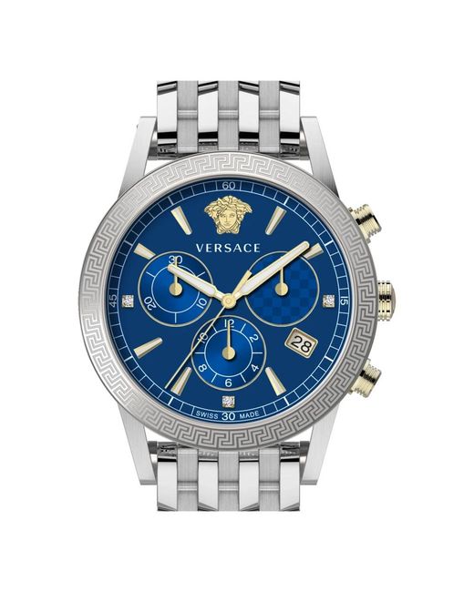 Versace Sport Tech 40 Mm in het Blue voor heren