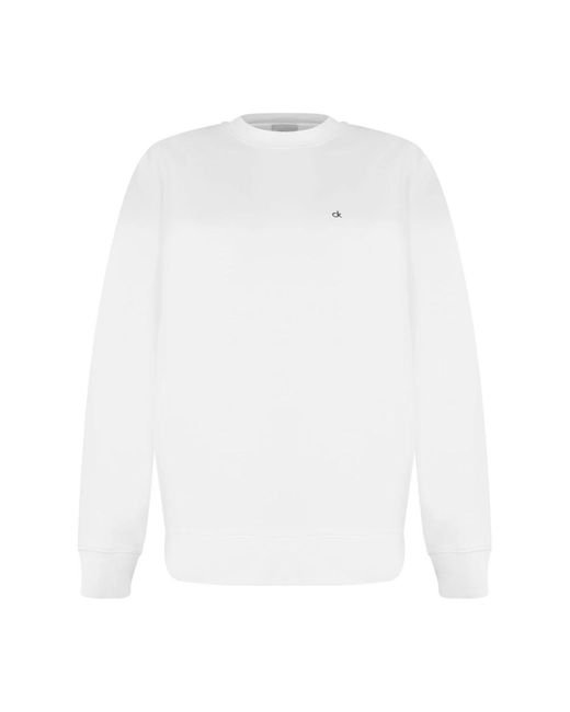 Calvin Klein White Sweatshirts