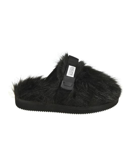 Suicoke Black Slippers