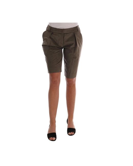 Ermanno Scervino Gray Short Shorts