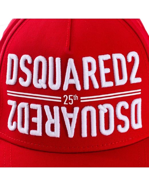 Caps DSquared² de hombre de color Red