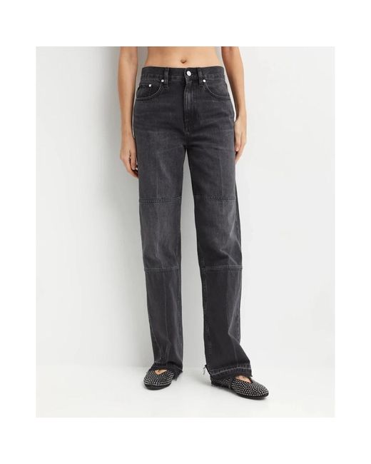 Straight Jeans Helmut Lang de color Black