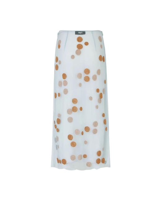 Fendi Rok Met Kralen in het Blue