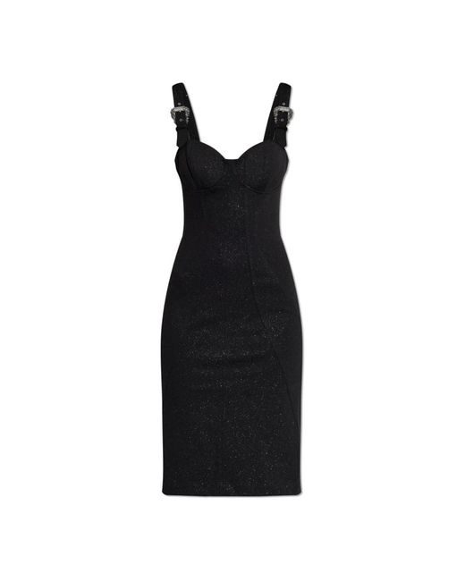 Versace Jeans Couture Black Midi Dresses