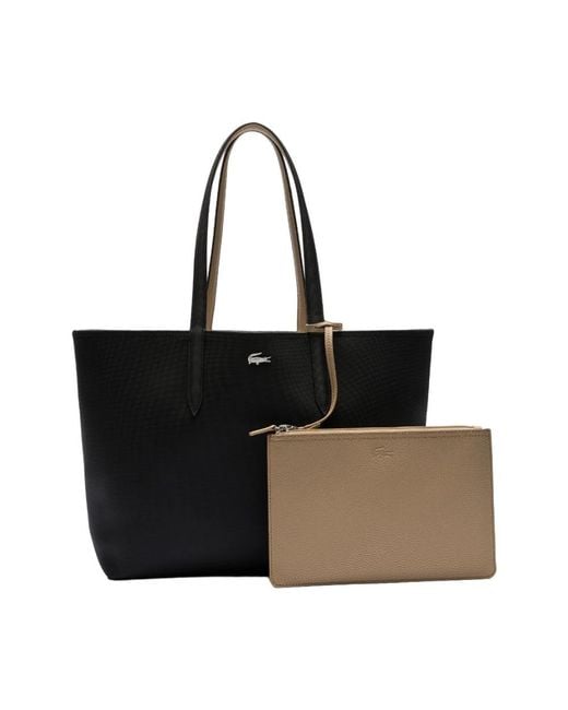 Lacoste Black Tote Bags