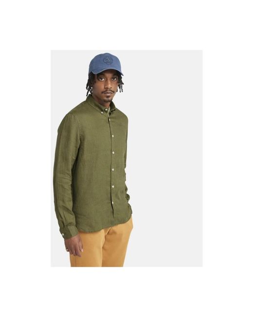 Timberland Casual Overhemden in het Green voor heren