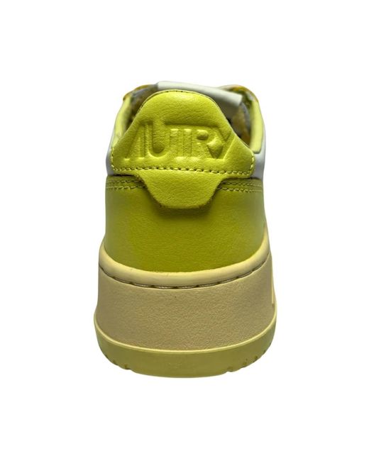 Autry Yellow Sneakers