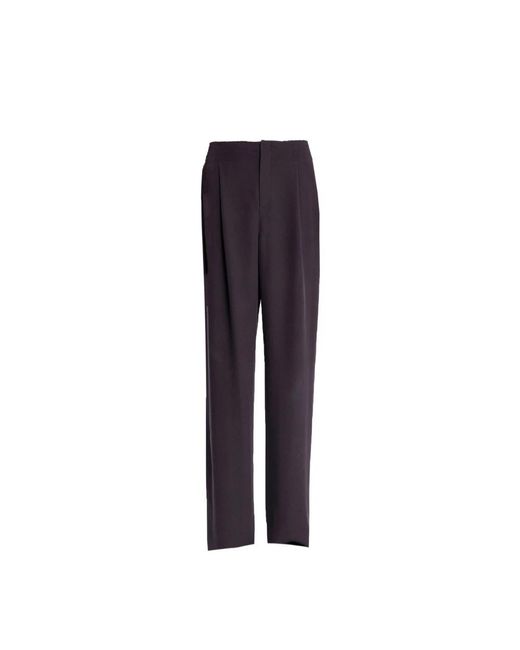 Saint Laurent Silk Pants in het Purple voor heren