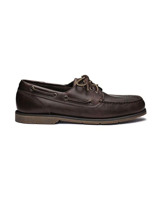 Sebago Leder Foresider Bootsschuhe in Brown für Herren
