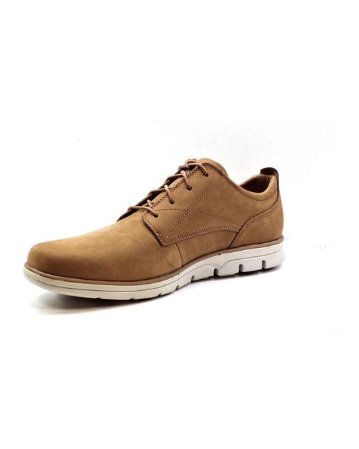 Timberland Brown Laced Shoes for men