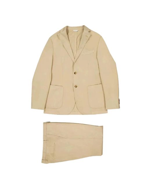 Single Breasted Suits Boglioli de hombre de color Natural