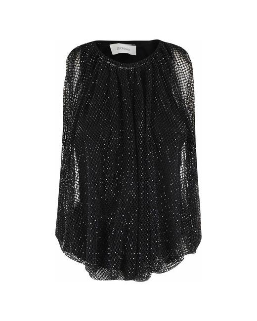 Sportmax Black Long Sleeve Tops