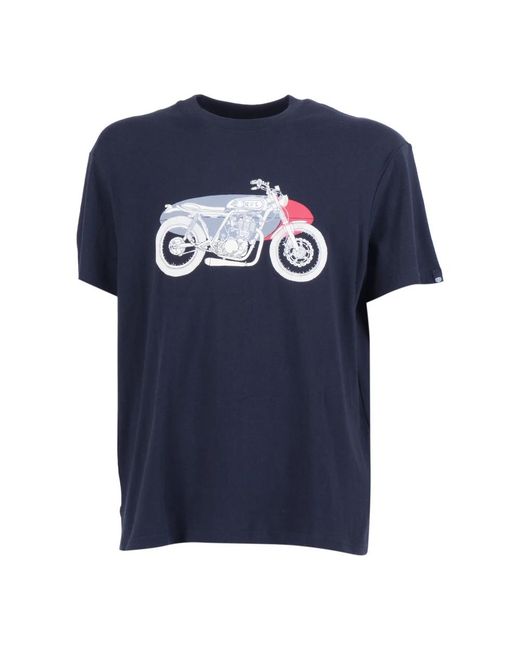 Deus Ex Machina Blue T-Shirts for men