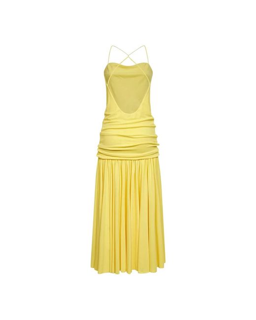 Jacquemus Yellow Maxi Dresses