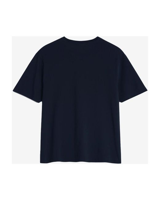 Maison Kitsuné Blue T-Shirts for men