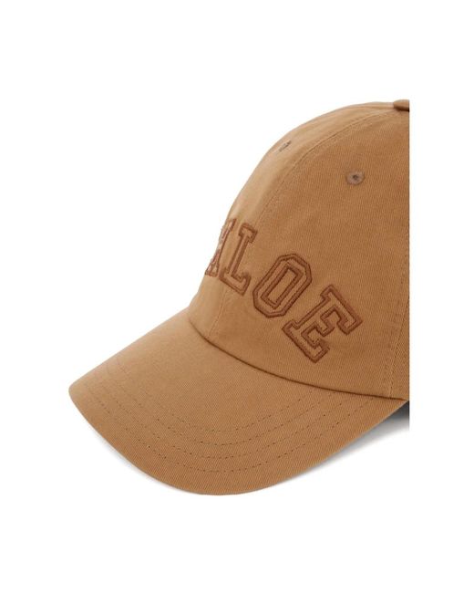 Chloé Brown Signature Cap