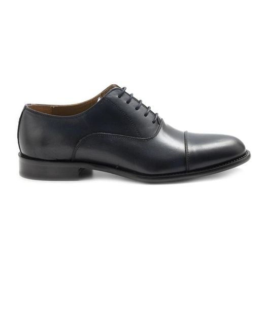 Sangiorgio Black Dress Shoes for men