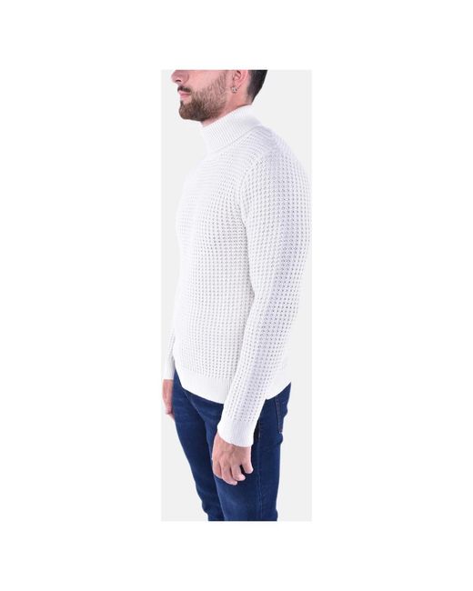 Eleventy White Turtlenecks for men