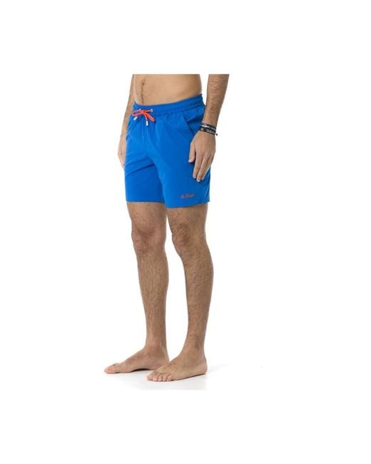 Mc2 Saint Barth Blue Beachwear for men