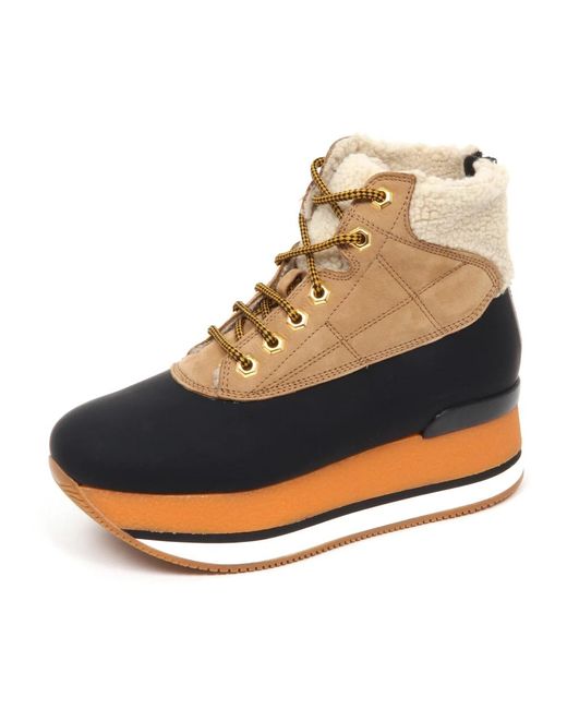Hogan Blue Winter Boots