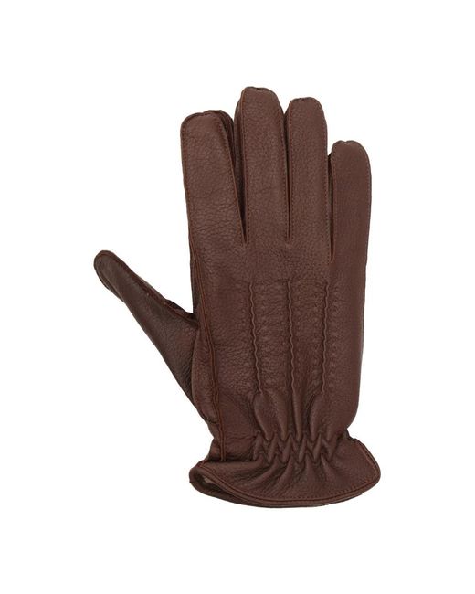Orciani Brown Gloves for men