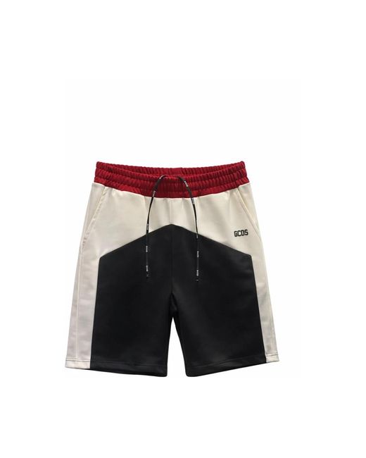 Gcds Black Casual Shorts for men