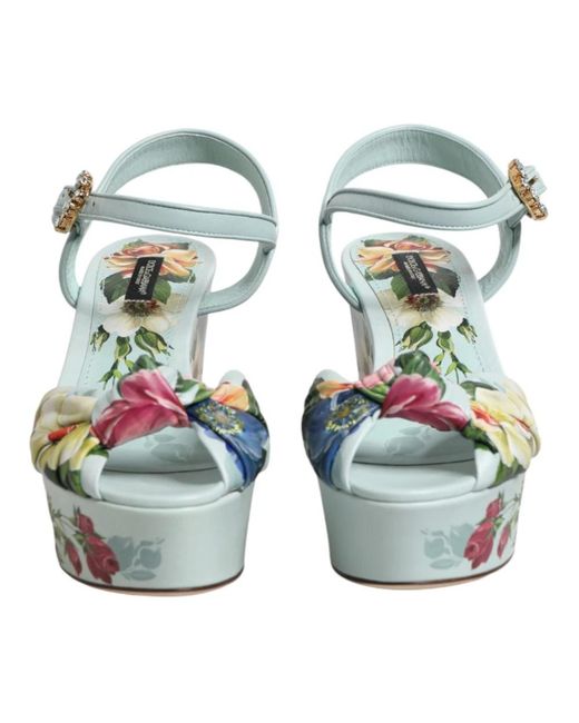 Dolce & Gabbana Blue Wedges
