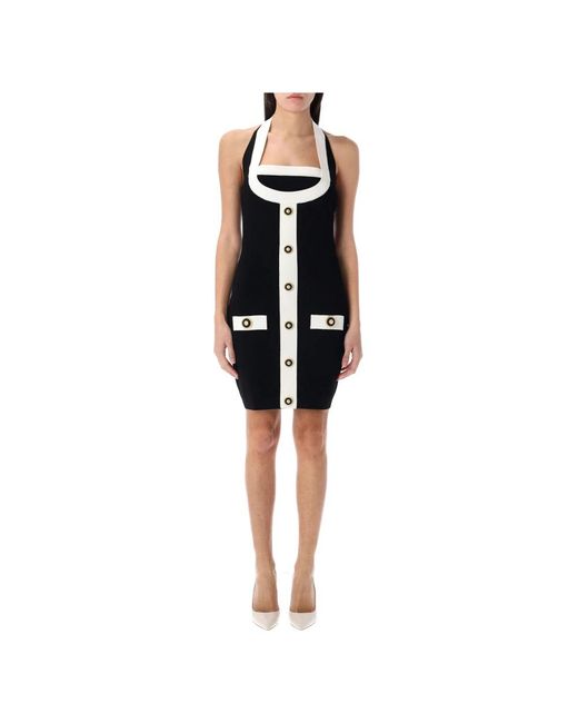 Balmain Short Dresses in het Black