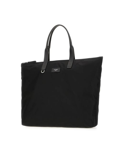 Dolce & Gabbana Black Shopping Bags for men