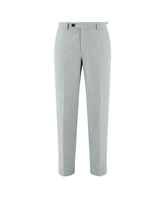 BERWICK 1707 Gray Chinos for men