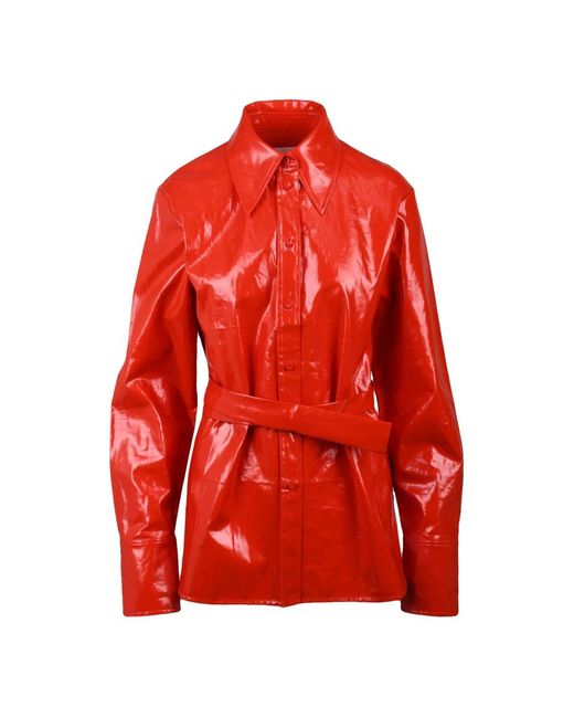 Jil Sander Red Shirts