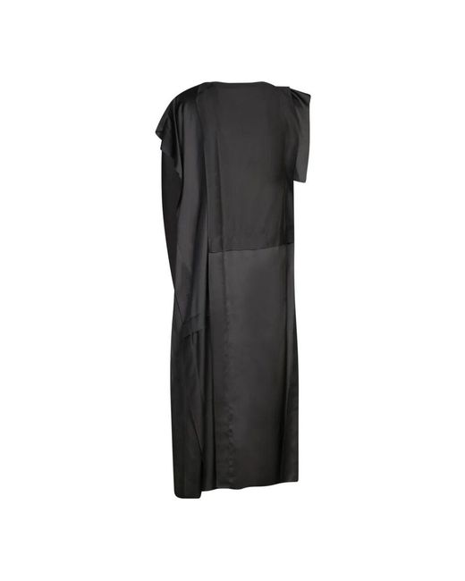 MM6 by Maison Martin Margiela Black Maxikleid