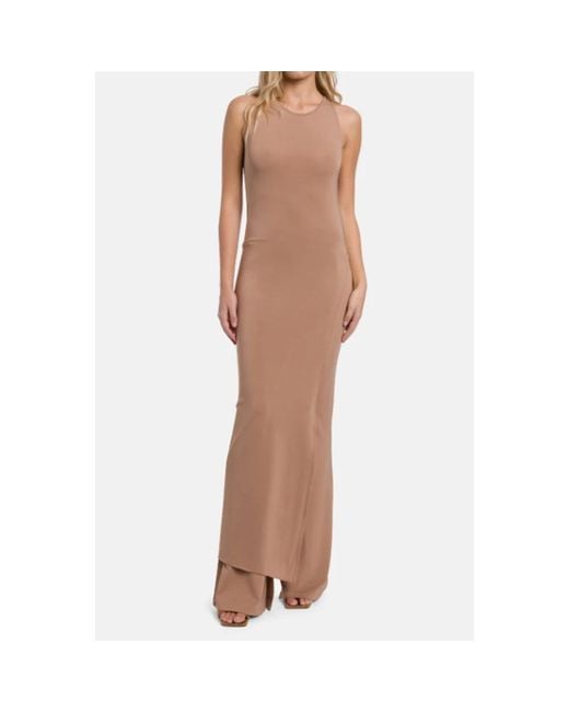 Dondup Brown Maxi Dresses