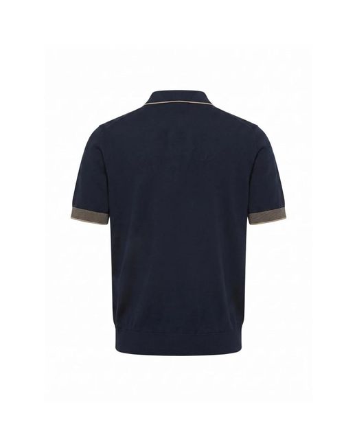 Peserico Blue Polo Shirts for men
