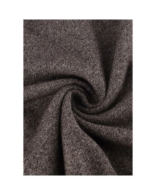 SELECTED Truien & Vesten ,Bruin ,Katoen Bruine Half Zip Cardigan Voor in het Gray voor heren