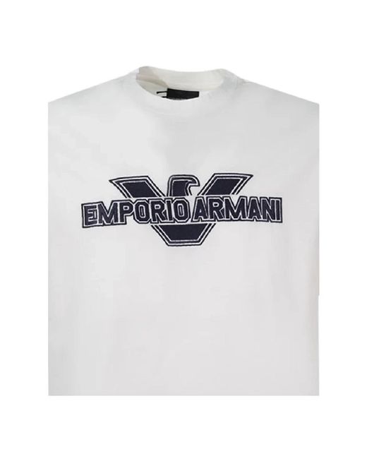 Emporio Armani White T-Shirts for men