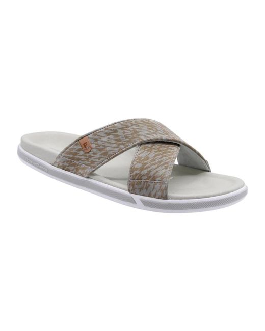 Floris Van Bommel Gray Sliders for men
