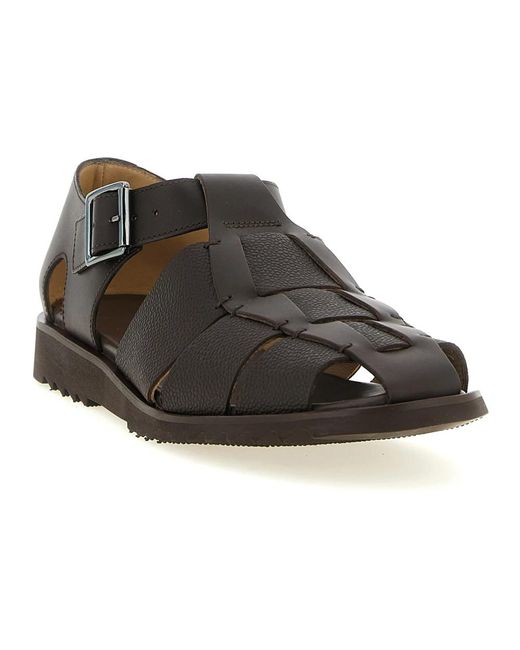 Flat Sandals di Paraboot in Black da Uomo