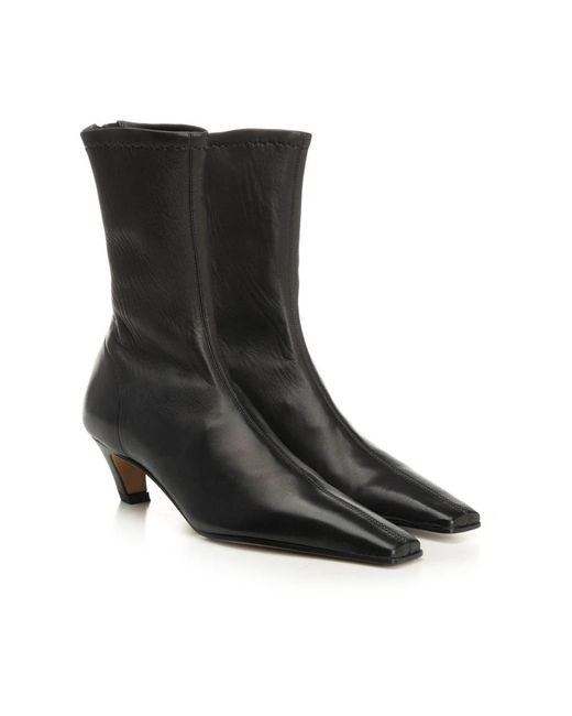 Khaite Black Heeled Boots