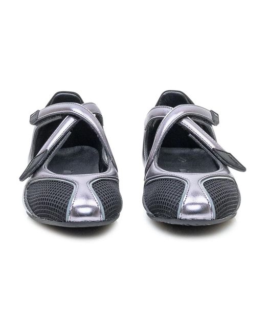 The Attico Blue Ballerinas