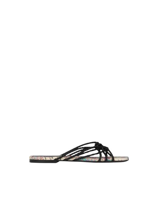 Etro Flipflops in het Black