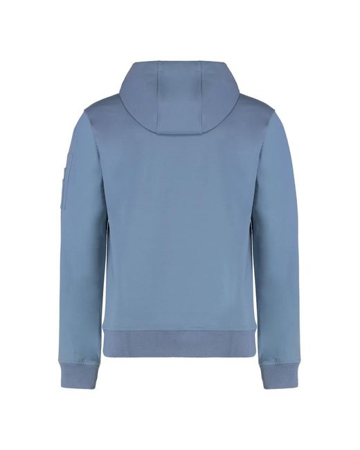Moorer Blue Hoodies for men