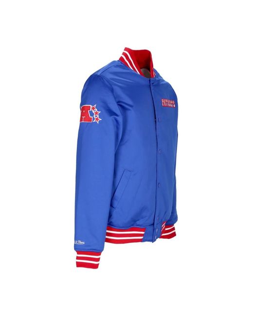 Bomber Jackets di Mitchell & Ness in Blue da Uomo