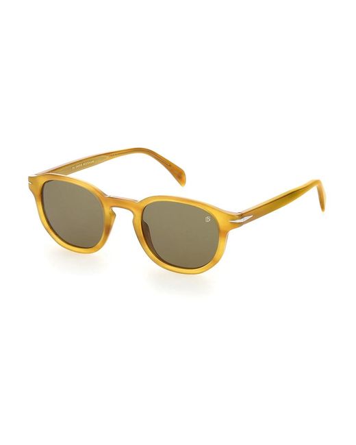 David Beckham Yellow Sunglasses