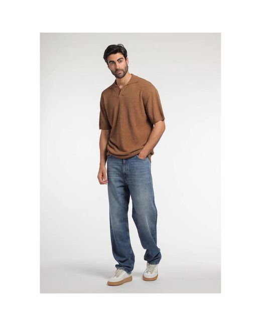 Closed Brown T-Shirts for men