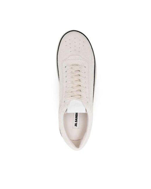 Jil Sander White Sneakers for men