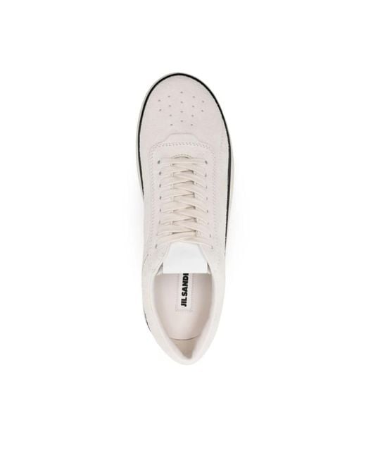 Jil Sander White Sneakers for men