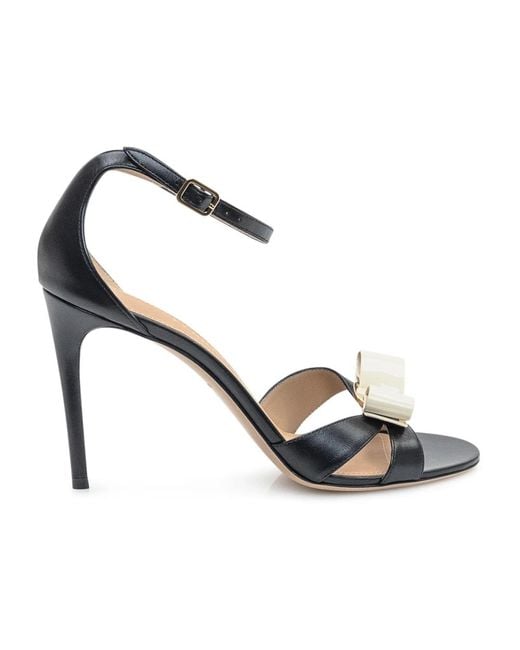 Ferragamo Metallic High Heel Sandals